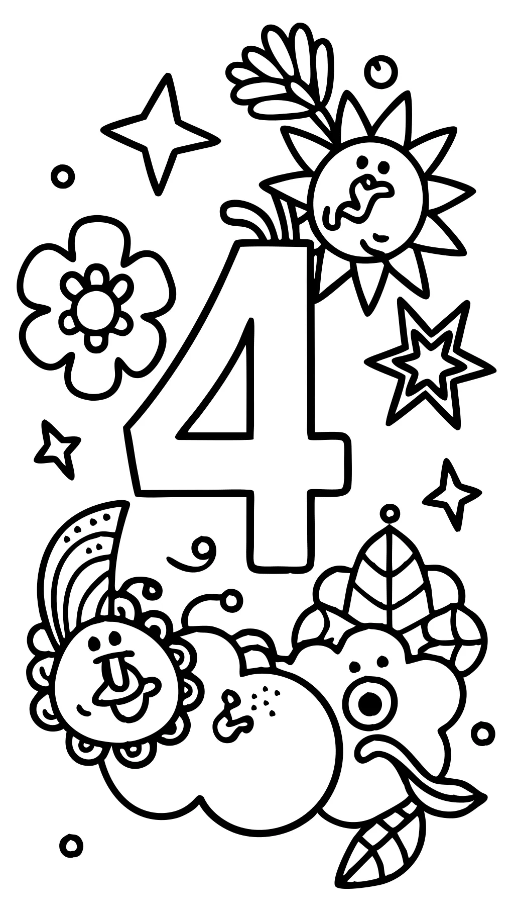 coloring page number 4